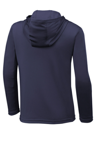 Back view of Youth PosiCharge Competitor Hooded Pullover
