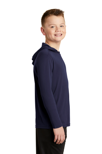 Left view of Youth PosiCharge Competitor Hooded Pullover